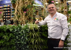 Jan Bier of Bunnik Plants was ready for a well-deserved glass of wine at the end of the second day.